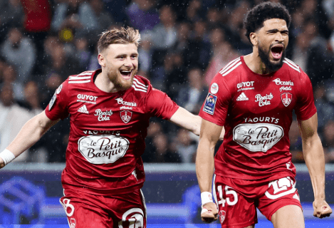 Tỷ số Stade Brestois 29 vs AS Monaco Ligue 1 vòng 28